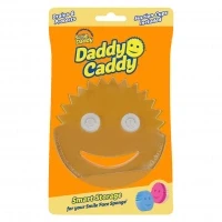 Image of Scrub Daddy Holder for Sink Caddy Dish Sponge &amp; Cleaning Organiser, Quick Dry Kitchen Accessory, Bathroom Washing Accessories, Under
