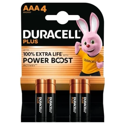 Image of Duracell mn2400 / aaa plus 100% extra life 12734