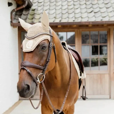 Image of Wellington 3D Fly Hat with Rope Logo Beige Full