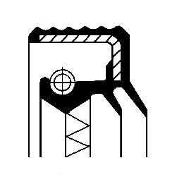 Image of Shaft Seal, differential CORTECO 01020480B