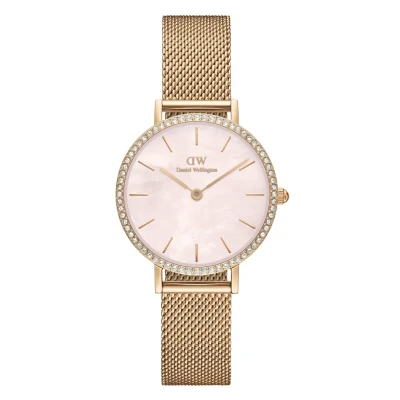 Image of Daniel Wellington Petite Lumine Bezel Watch Rose goldcoloured, Size: 28, gold coloured