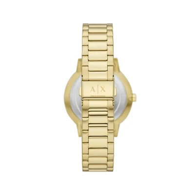 Image of Armani Exchange Watch, Men&#039;s, Size: One Size, Stainless steel &amp; gold