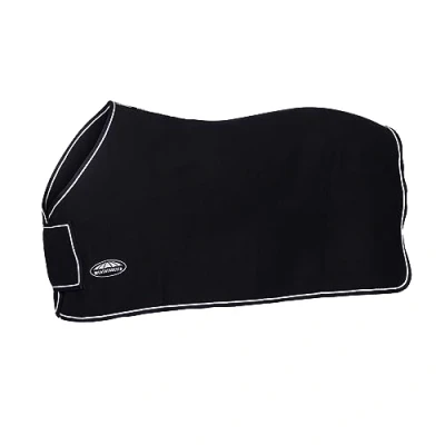 Image of Weatherbeeta Wool Show rug with chest panel Navy/White