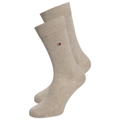 Image of Tommy Hilfiger Classic 2P Socks Light beige melange, Men&#039;s, Size: 6 8, melange