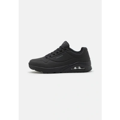 Image of Skechers Wide Fit UNO Trainers black, Men&#039;s, Size: 9, Black Pu