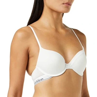 Image of Calvin Klein Underwear Modern Tshirt bra, Women&#039;s, Size: 32DD, White