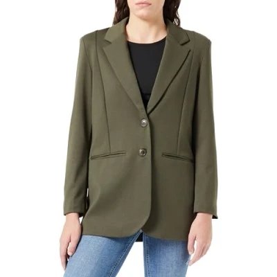 Image of ICHI Blazer, Women&#039;s, Size: Large, Forest night