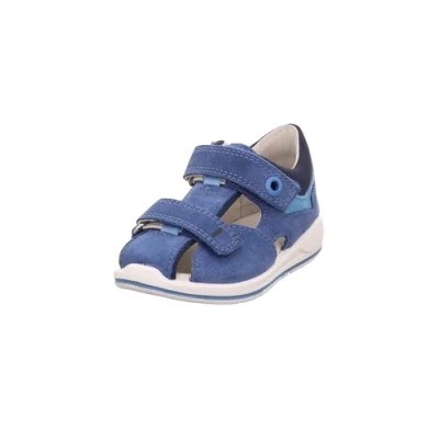 Image of Superfit Boomerang Sandals for kids, Size: 5.5K, Blau/hellblau Leather and textile