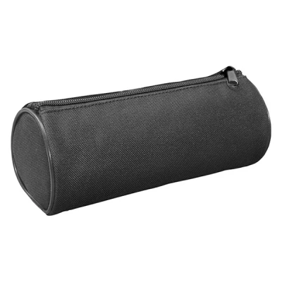 Image of Round Pencil Case 20.5 x 8.5 cm Black