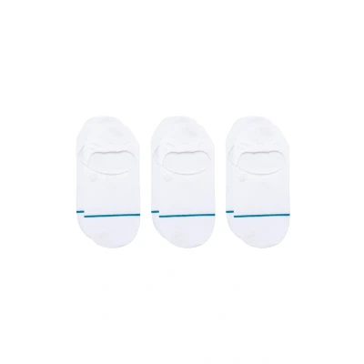 Image of Stance ICON NO SHOW Unisex 3 PACK Trainer socks, Size: 5.5 7.5, White