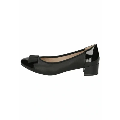 Image of Caprice Classic heels, Women&#039;s, Size: 3.5, Black comb Leather/synthetics