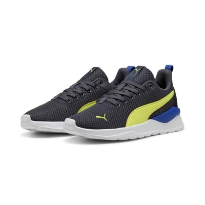 Image of Puma Anzarun LITE JR Unisex Road running shoes for kids, Size: 4.5, Galactic gray/lemon sherbert/black Textile/synthetics
