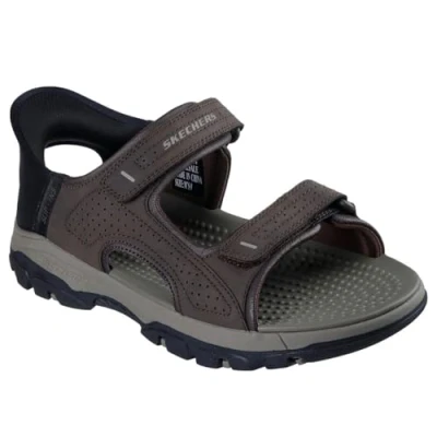 Image of Skechers Tresmen Sandals, Men&#039;s, Size: 460, Chocolate shoes