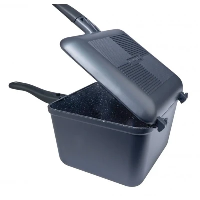 Image of Ridgemonkey Connect Deep Pan &amp; Griddle Granite Edition Camping cutlery