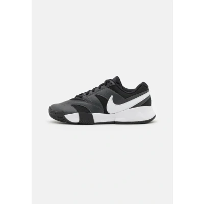 Image of Nike Performance Court LITE 4 Multicourt tennis shoes, Women&#039;s, Size: 5.5, Black/white/anthracite Imitation leather/ textile