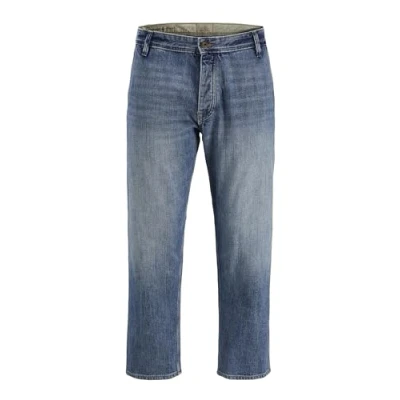 Image of Jack &amp; Jones Loose fit Jjimark Lewis Relaxed jeans, Men&#039;s, Size: 34x34, Blue denim