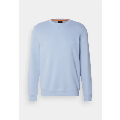 Image of BOSS Westart Sweatshirt, Men&#039;s, Size: XS, Open blue