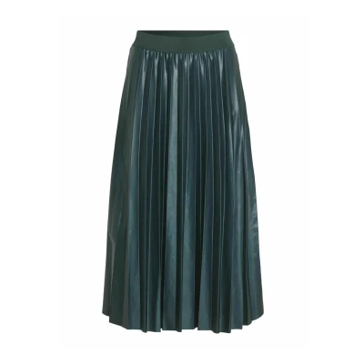 Image of VILA Vinitban Skirt Aline skirt, Women&#039;s, Size: Large, Ponderosa pine