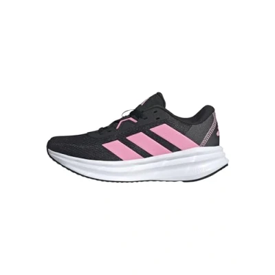 Image of adidas Performance Galaxy 7 Road running shoes, Women&#039;s, Size: 9.5, Core black/bliss pink/carbon Textile/synthetics