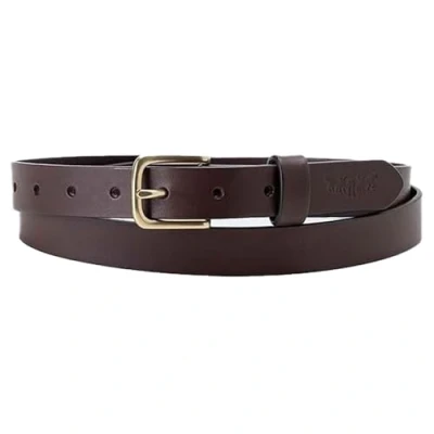 Image of Levi&#039;s MENS NEW Narrow Unisex Belt, Size: 46, Brown