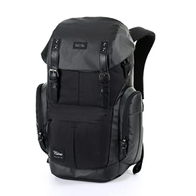 Image of Nitro Unisex Daypacker Backpack (pack of 1), Tough Black, One Size, Vintage