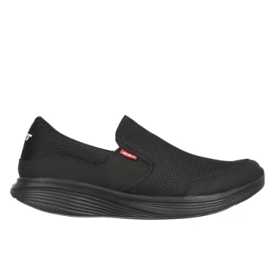Image of MBT Modena III Slip On Women&#039;s Sports Shoes. Anatomical and Comfortable Walking Athletic Physiological Footwear for Comfort Stability with Curved Sole. Modern Sneakers., Black, 5.5