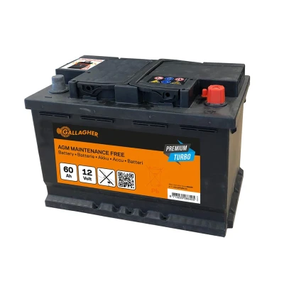 Image of Gallagher Battery 12V Premium Turbo AGM