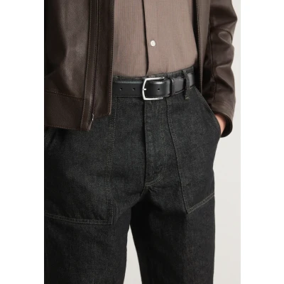 Image of BOSS Claus Belt, Men&#039;s, Size: 42, Dark brown