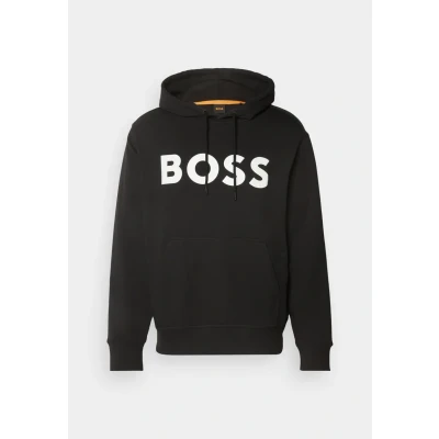 Image of BOSS Webasic HOOD Sweatshirt, Men&#039;s, Size: Medium, Black