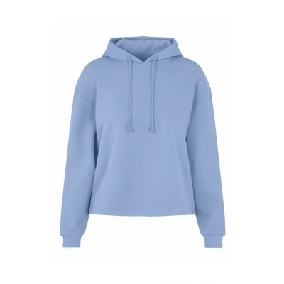 Image of Pieces Pcchilli LS NOOS BC Hoodie, Women&#039;s, Size: XL, Hydrangea