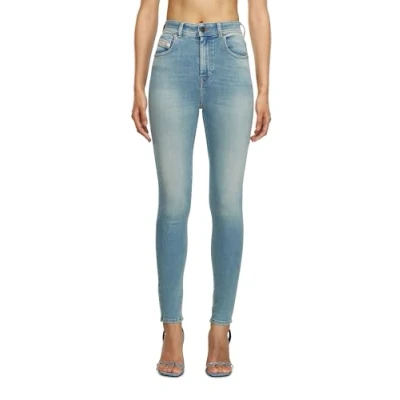 Image of Diesel Slandy HIGH Jeans Skinny Fit, Women&#039;s, Size: 28x30, Light blue
