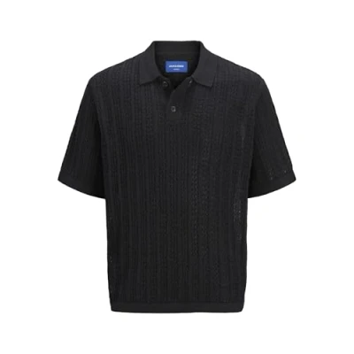 Image of Jack &amp; Jones Jorfinn Polo shirt, Men&#039;s, Size: Large, Black