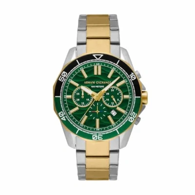Image of Armani Exchange Men&#039;s Analog Quartz Watch with Stainless Steel Strap AX1966, Multicolor