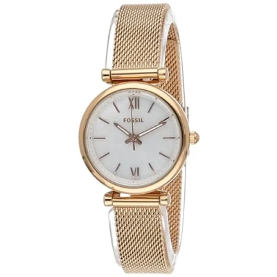 Image of Fossil Carlie Watch roségoldcoloured, Women&#039;s, Size: One Size, Roségold coloured