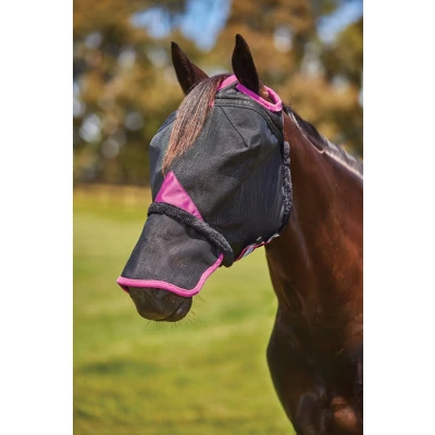 Image of Weatherbeeta ComFiTec Deluxe Durable Fly Mask with nose