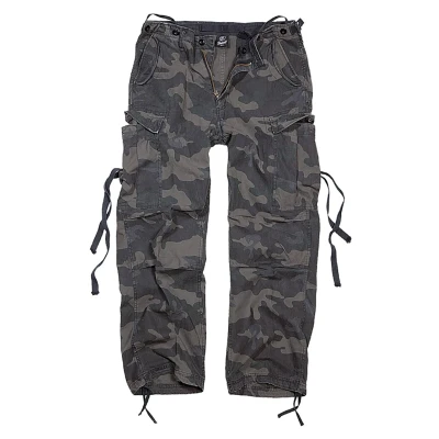 Image of Brandit Vintage Cargo trousers, Men&#039;s, Size: Medium, Black