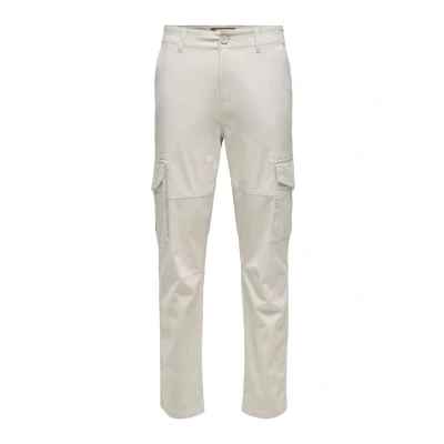 Image of Only &amp; Sons Onsdean LIFE TAP Cargo trousers, Men&#039;s, Size: 30x34, Crockery