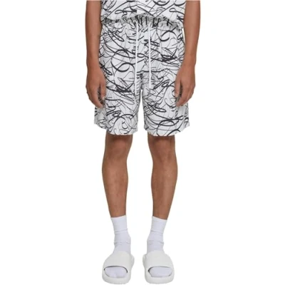 Image of Urban Classics Resort Shorts, Men&#039;s, Size: 3XL, Whitescribble