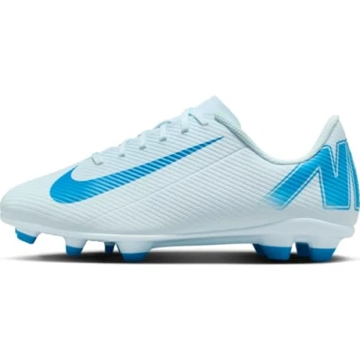 Image of Nike Performance Vapor 16 CLUB FG/MG Unisex Moulded stud football boots for kids, Size: 5.5, Glacier blue/black Synthetics