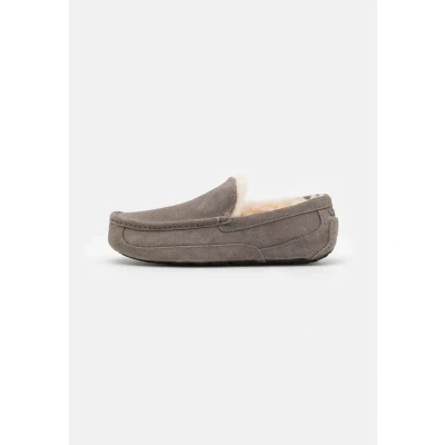Image of UGG Ascot Slippers, Men&#039;s, Size: 11, Grey Suede