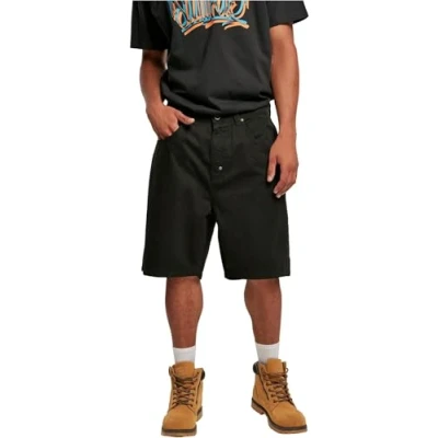 Image of Southpole Twill Chino Shorts, Men&#039;s, Size: 34x32, Black