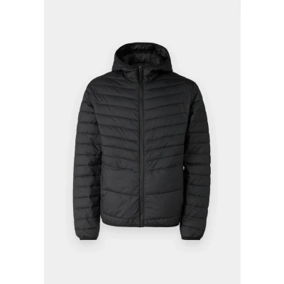Image of JACK &amp; JONES Men&#039;s Jjestate Packable Puffer Hood Noos Quilted Jacket, black, S