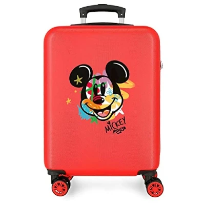 Image of Disney Have a Good Time cabin Suitcase, One Size, Red, suitcase