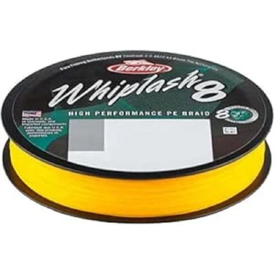 Image of Berkley Whiplash 8 Braided line Yellow 0.20mm /27.7kg (300m) fishing