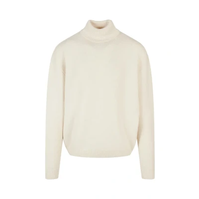 Image of Urban Classics Oversized ROLL NECK Sweater Jumper, Men&#039;s, Size: 3XL, Whitesand
