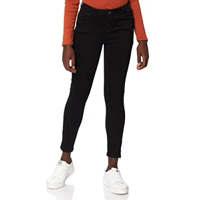 Image of Noisy May Women&#039;s NMKIMMY NW ANK Dart Jeans AZ159BL NOOS, Black, 27/32, Black/, 27W / 32L