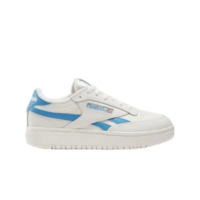 Image of Reebok Classic CLUB C Double Revenge Trainers, Women&#039;s, Size: 4, Chalk/essential blue leather and imitation