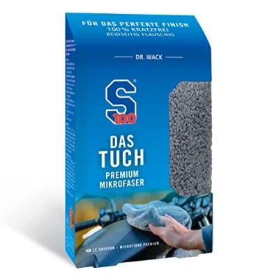 Image of S100 The Cloth. Premium Microfibre Cleaning Cloth For Motorcycle and Car Washing, Polishing Detailing.
