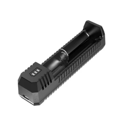 Image of Nitecore UI1 Battery Charger with Micro USB, Single Bay for Batteries, Charging Station Camping and Outdoor, Black