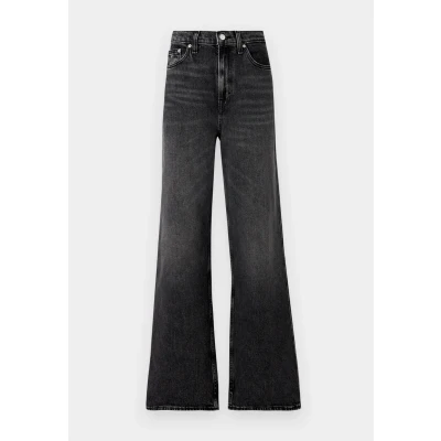 Image of Tommy Jeans Women&#039;s Claire High Rise Jeans, Denim (Denim Washed Black), 28W / 28L